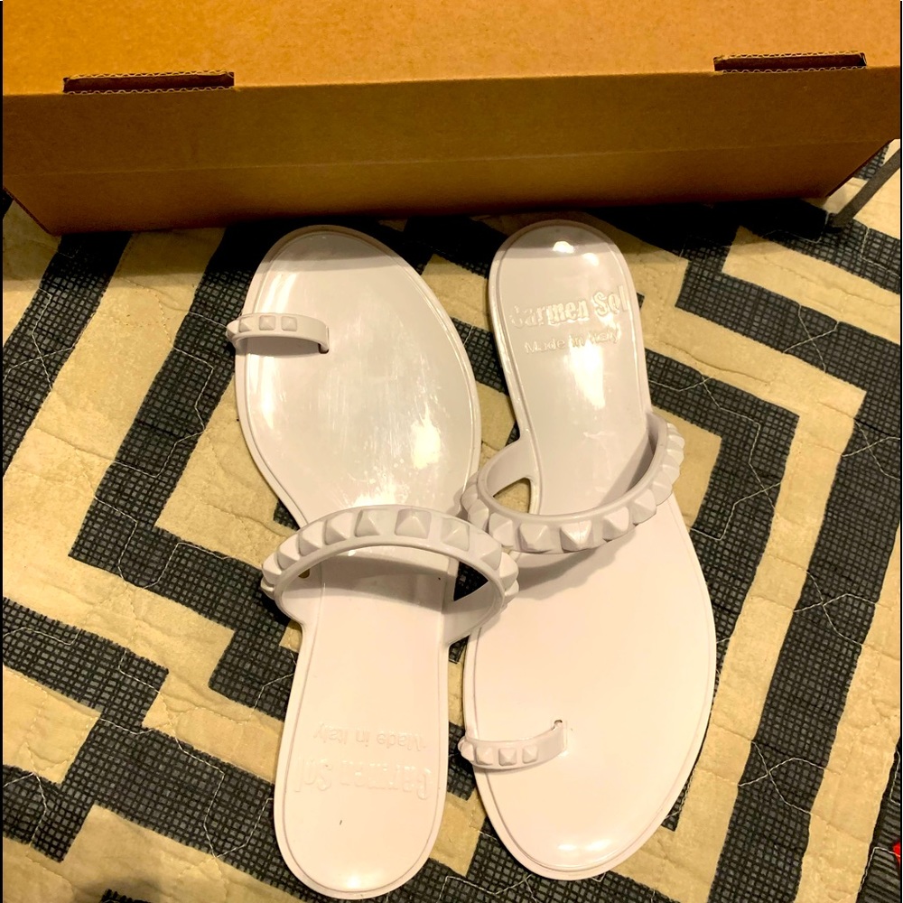 Carmen Sol white sandal